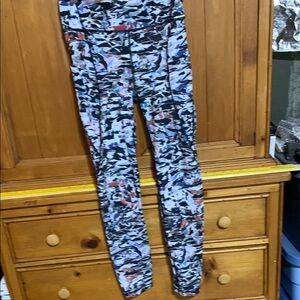 Lululemon Athletica Multicolor Abstract Leggings